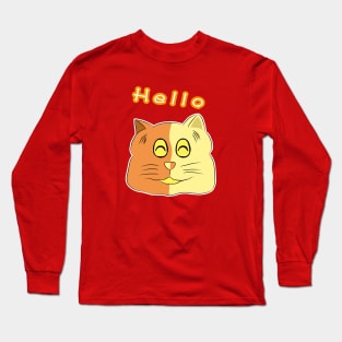 happy cat Long Sleeve T-Shirt